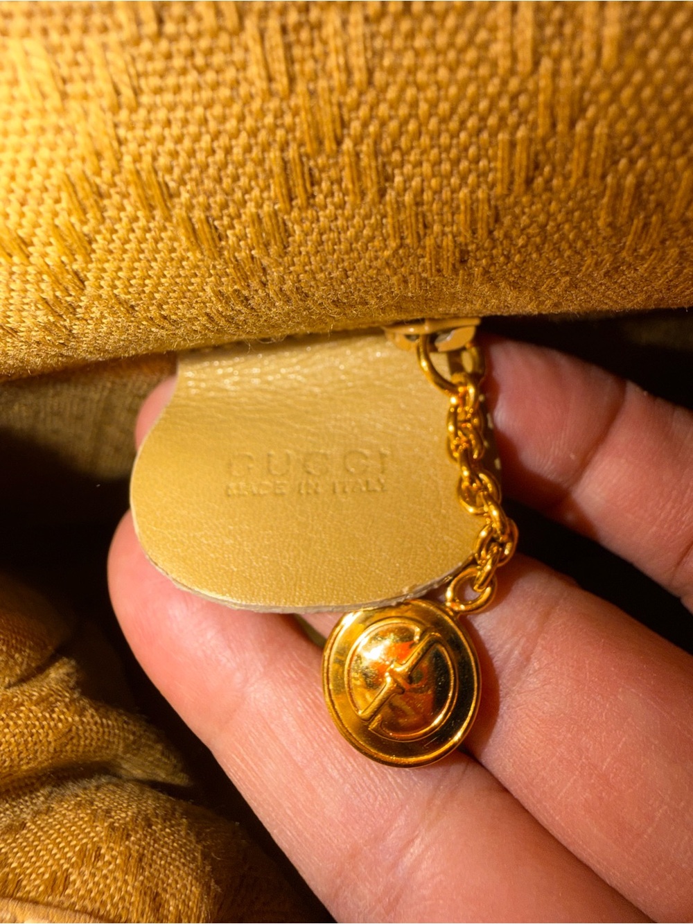 Vintage Gucci Bamboo Mini Drawstring Backpack - Picture 5 of 16